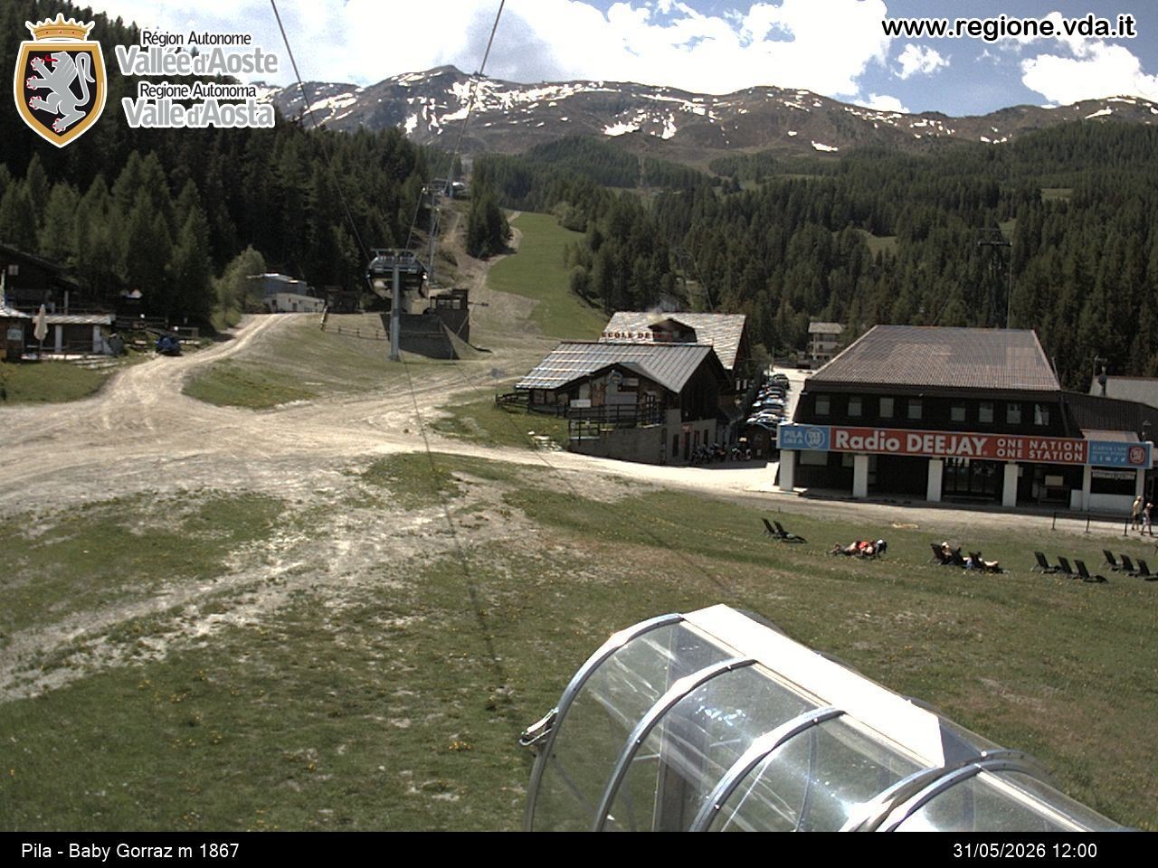 Archived image Webcam mountain station Baby Gorraz, Pila