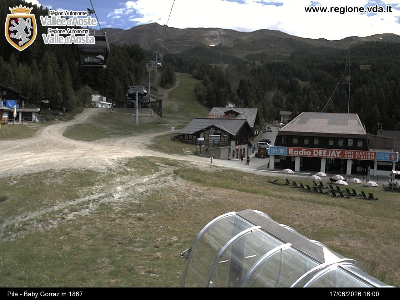 Archiv Foto Webcam Pila, Bergstation Baby Gorraz