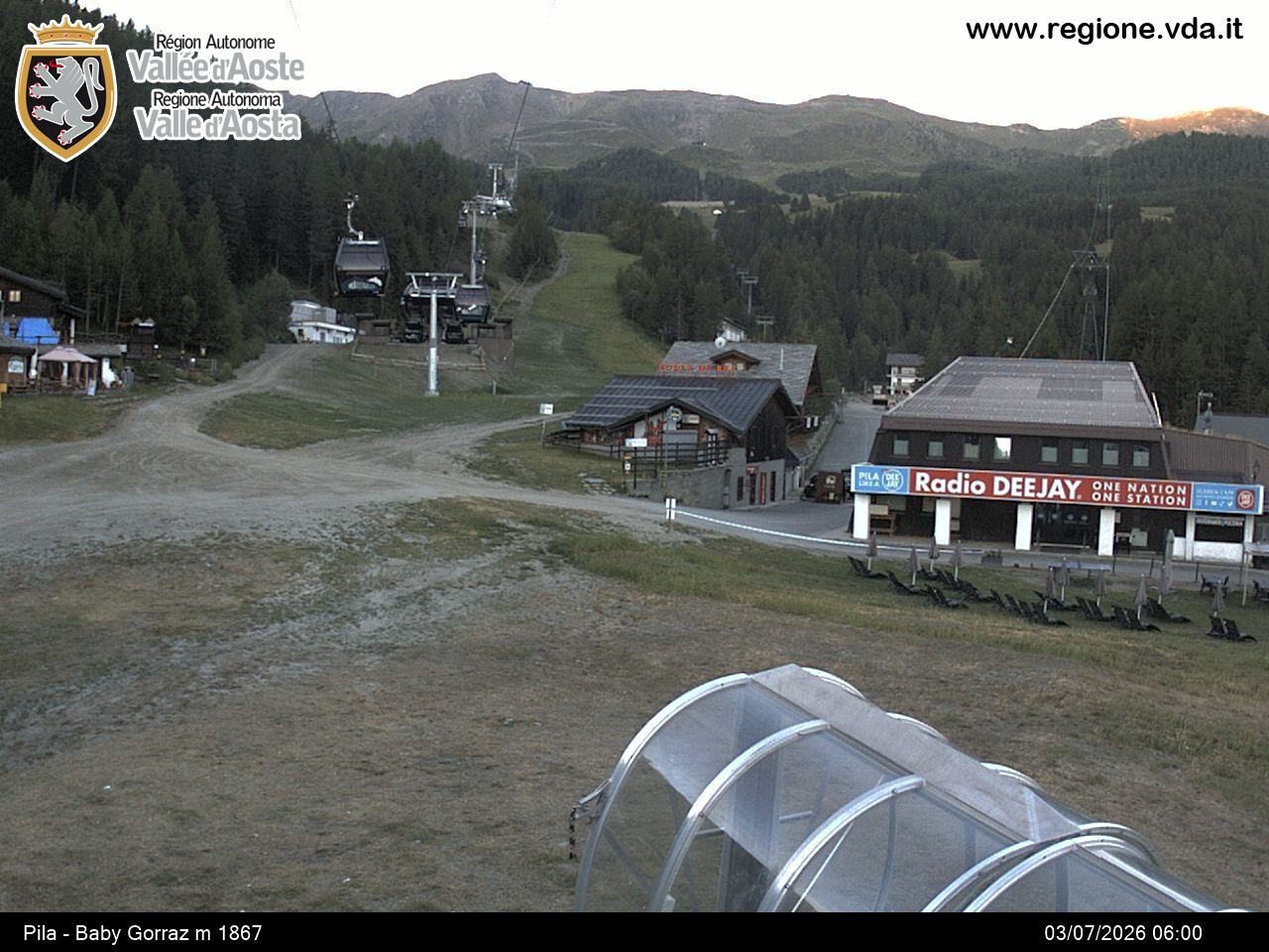 Archiv Foto Webcam Pila, Bergstation Baby Gorraz