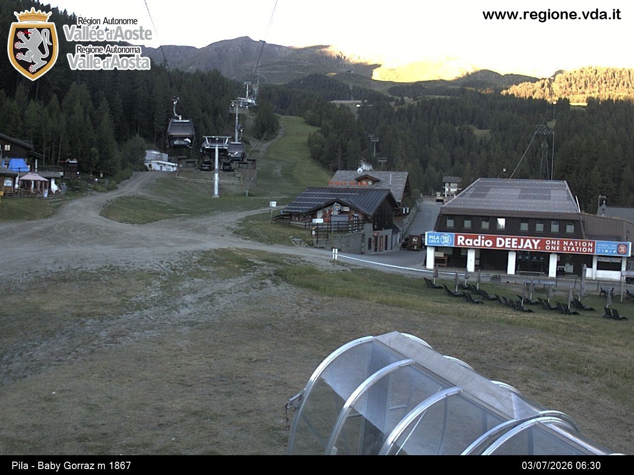 Archiv Foto Webcam Pila, Bergstation Baby Gorraz