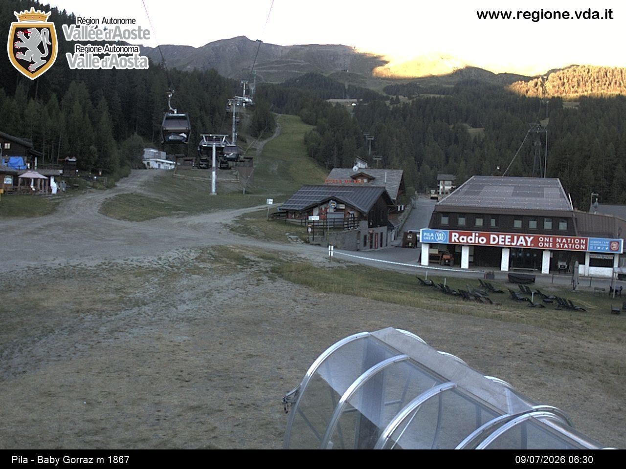Archiv Foto Webcam Pila, Bergstation Baby Gorraz