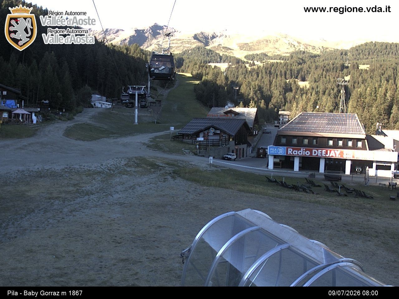 Archiv Foto Webcam Pila, Bergstation Baby Gorraz