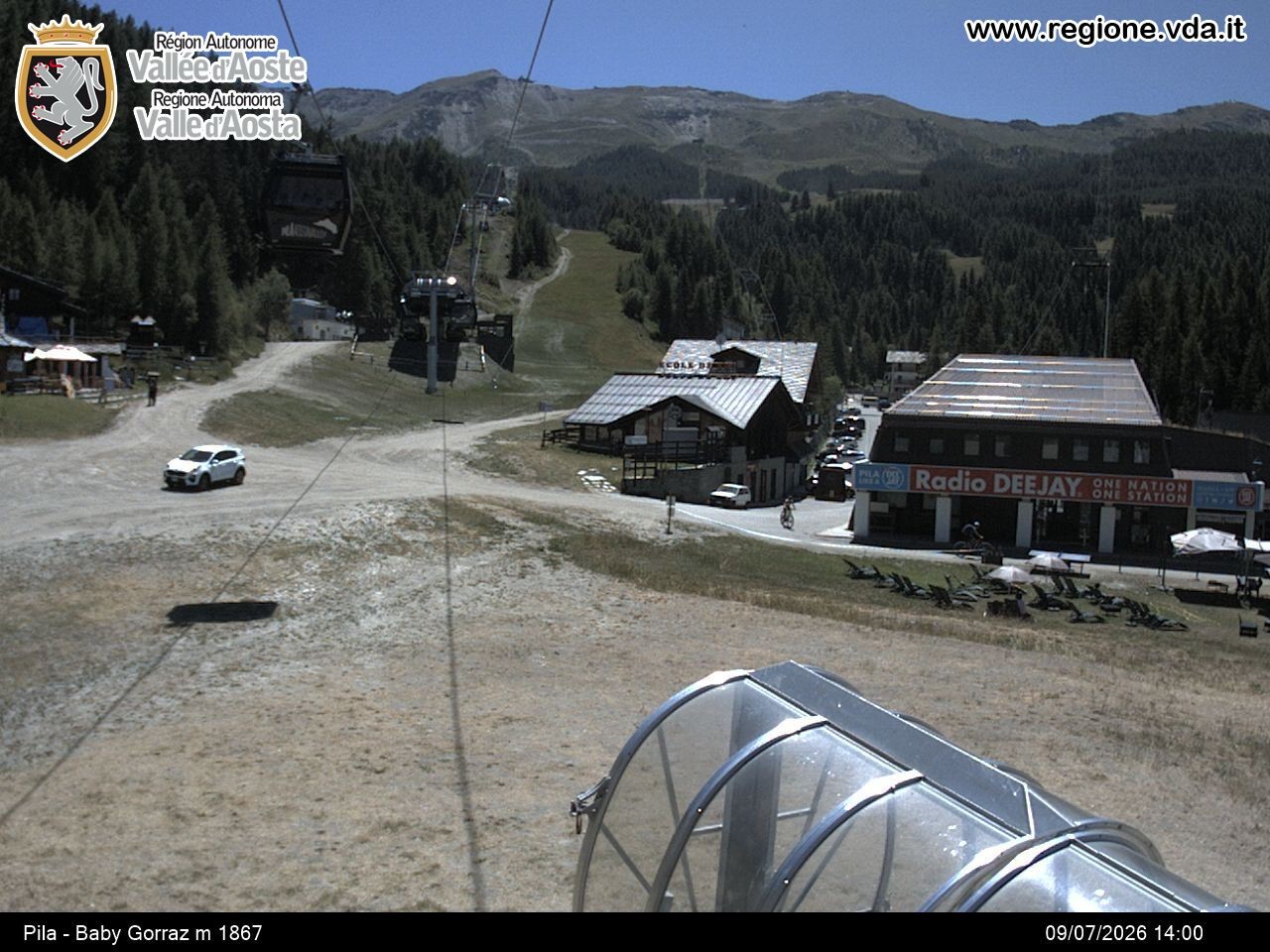 Archiv Foto Webcam Pila, Bergstation Baby Gorraz