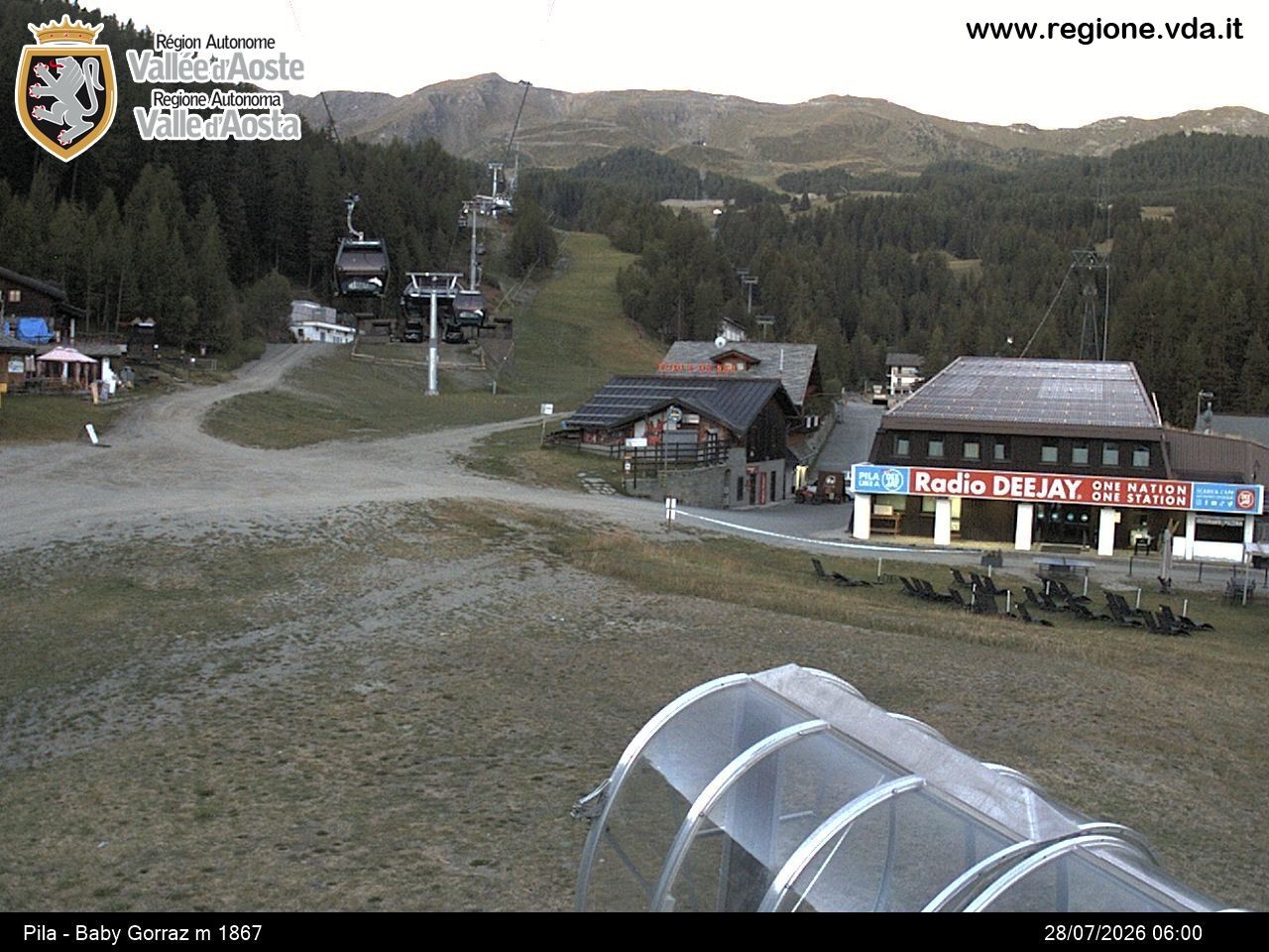 Archiv Foto Webcam Pila, Bergstation Baby Gorraz