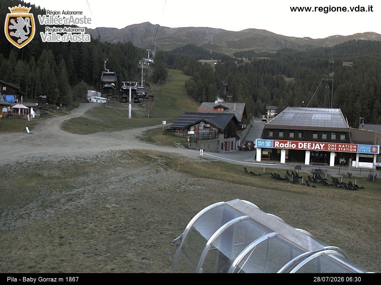 Archiv Foto Webcam Pila, Bergstation Baby Gorraz