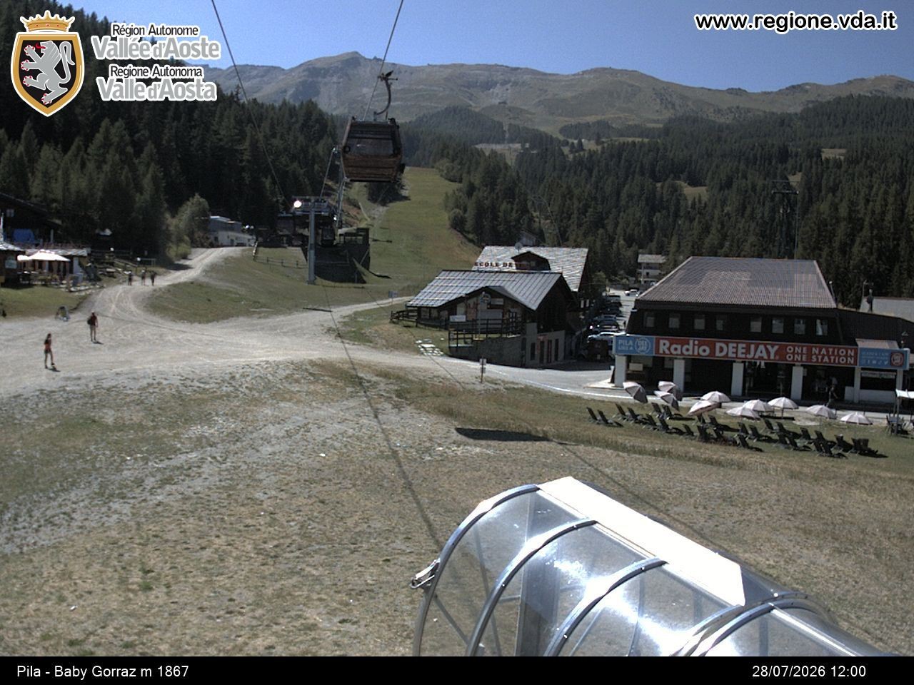Archiv Foto Webcam Pila, Bergstation Baby Gorraz