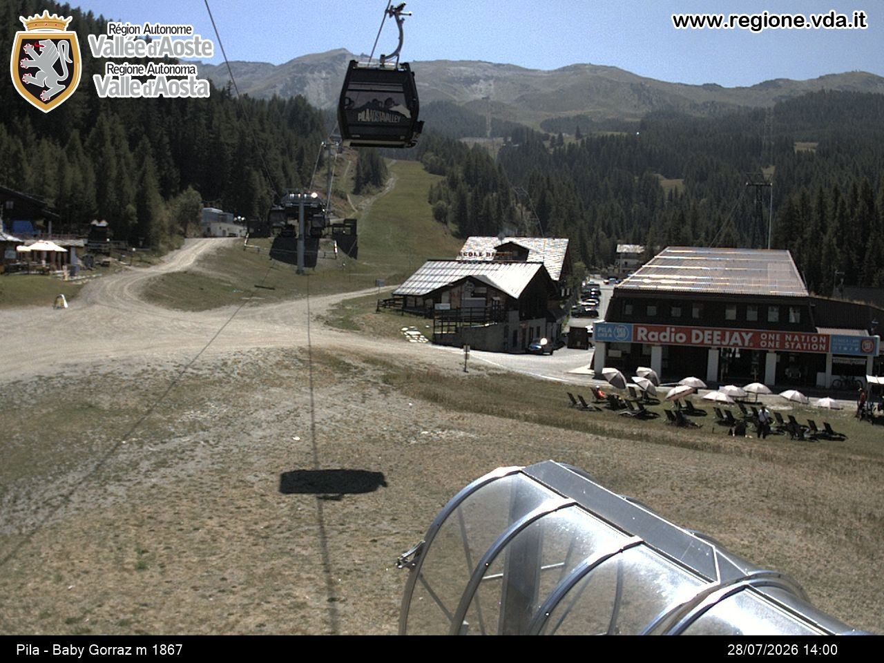 Archiv Foto Webcam Pila, Bergstation Baby Gorraz