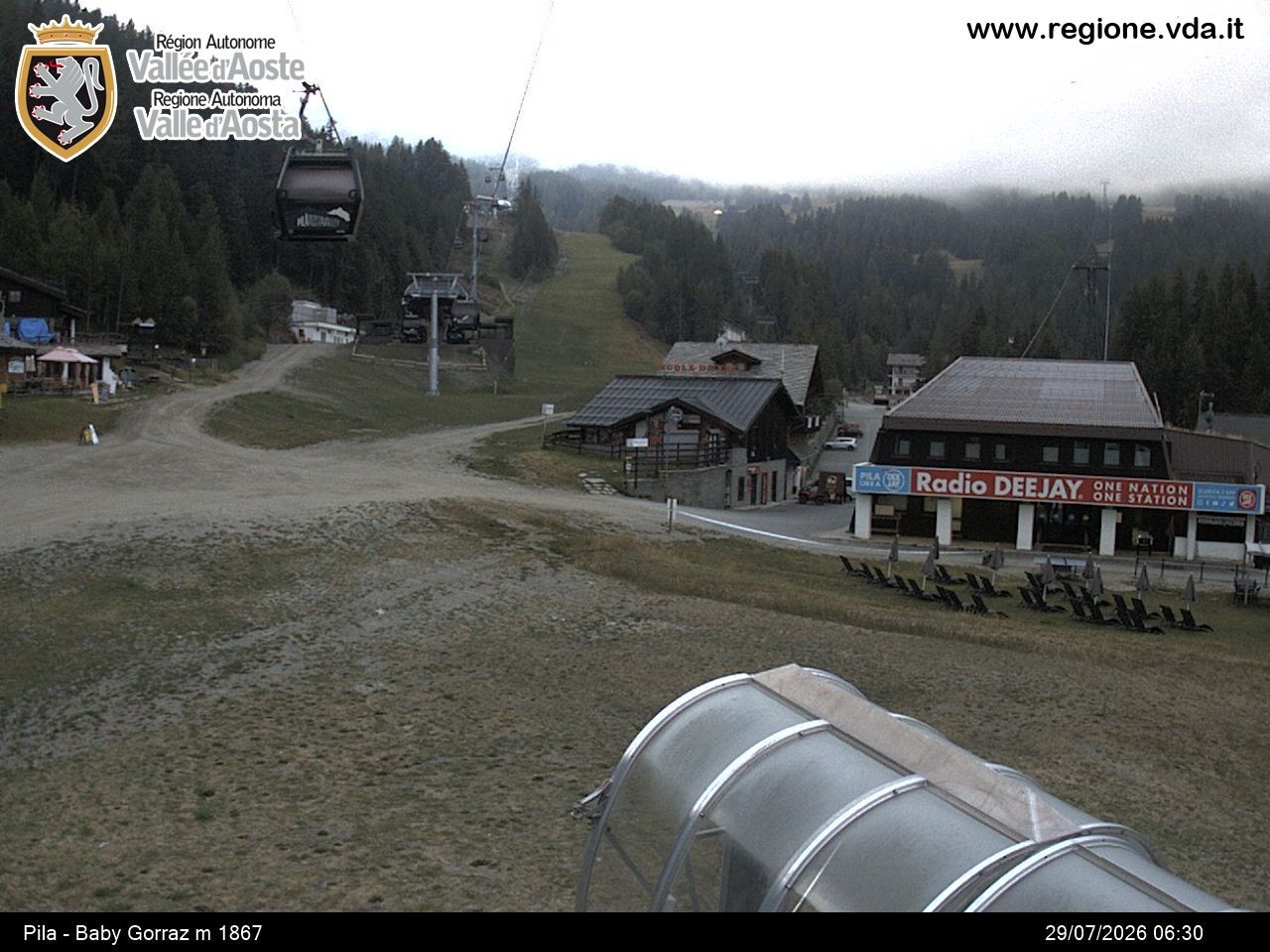 Archived image Webcam mountain station Baby Gorraz, Pila