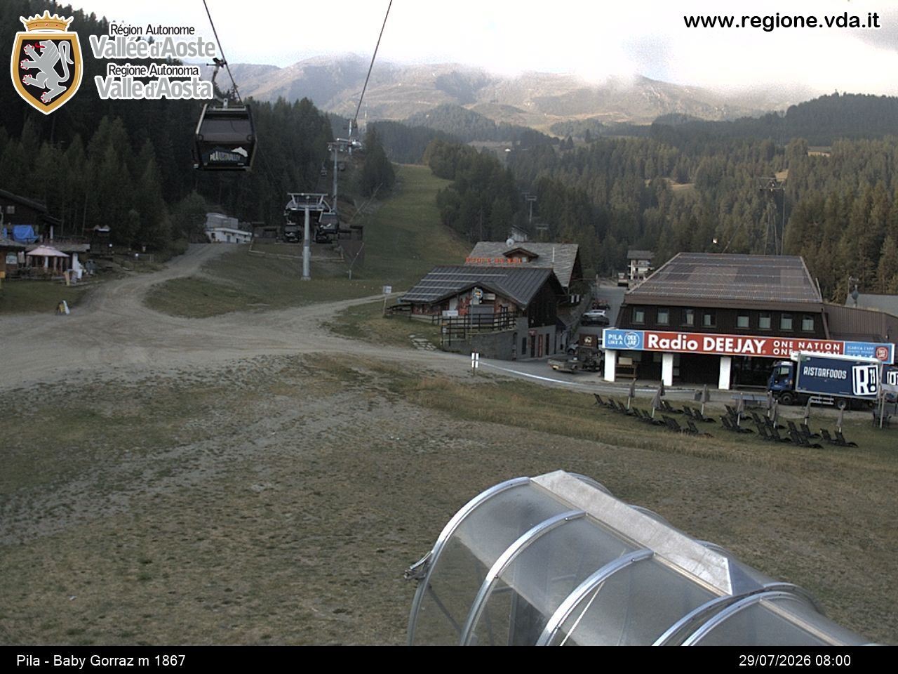 Archived image Webcam mountain station Baby Gorraz, Pila