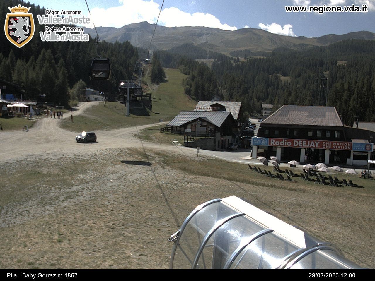 Archived image Webcam mountain station Baby Gorraz, Pila