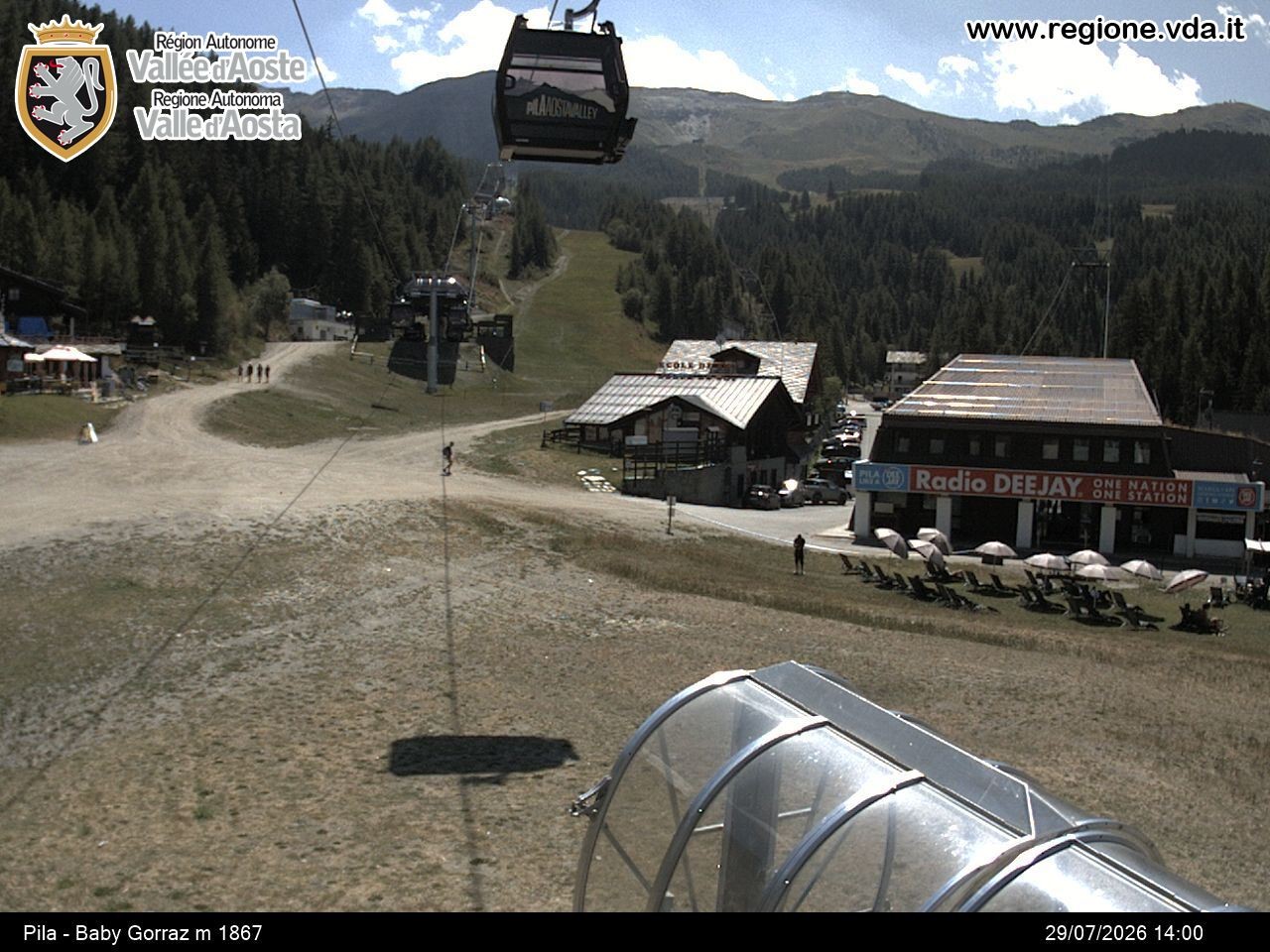 Archived image Webcam mountain station Baby Gorraz, Pila