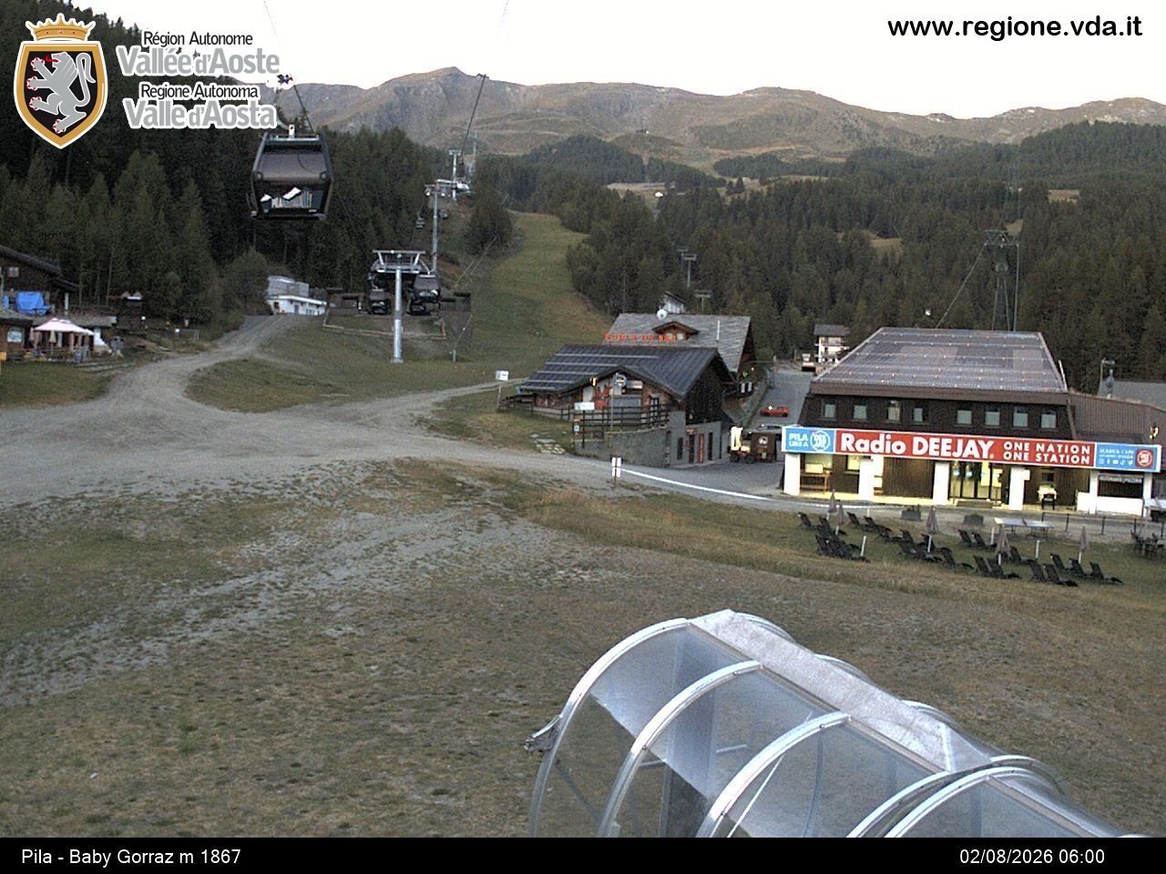 Archiv Foto Webcam Pila, Bergstation Baby Gorraz
