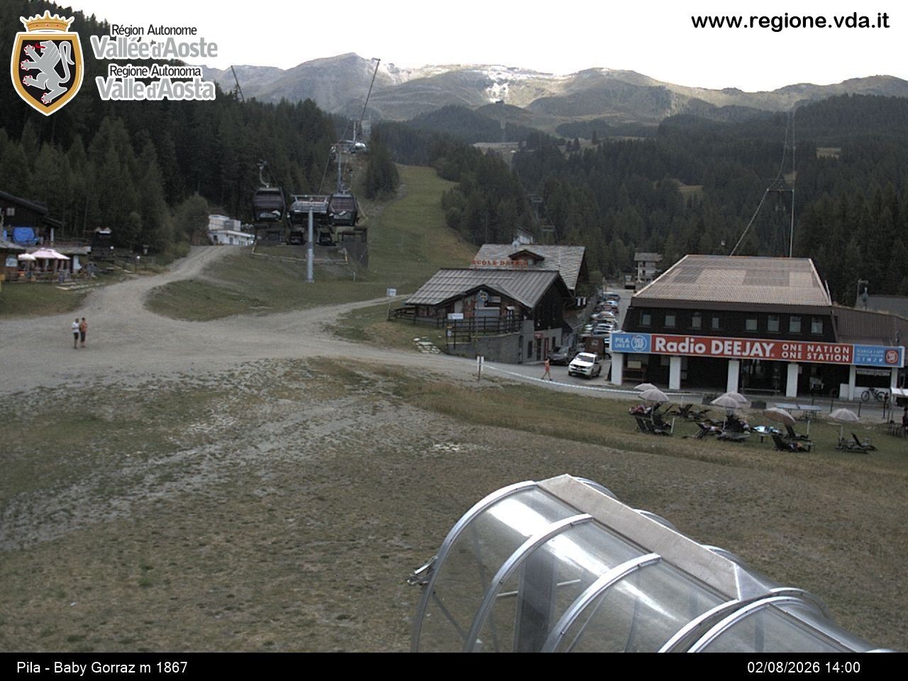 Archived image Webcam mountain station Baby Gorraz, Pila