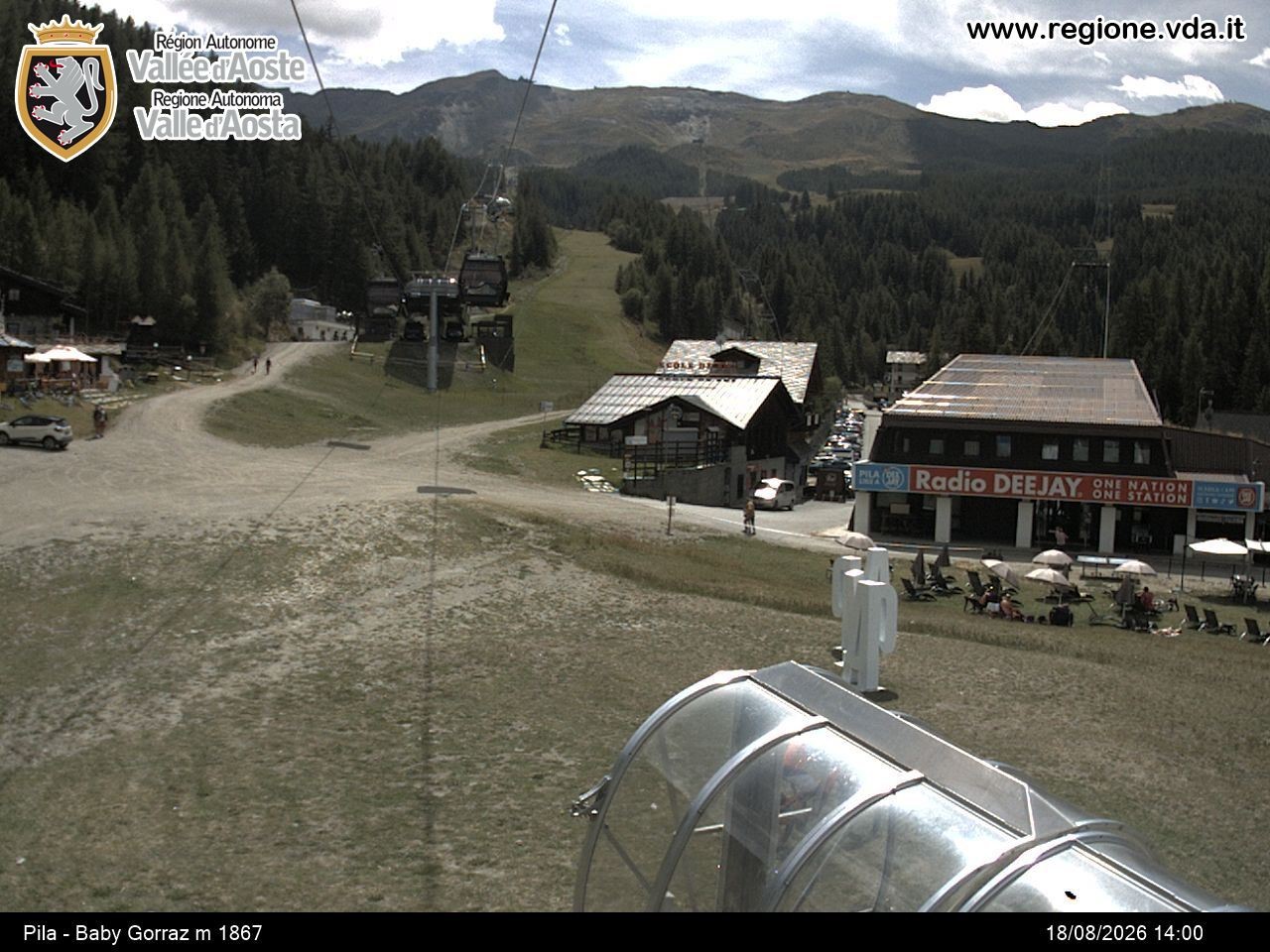 Archiv Foto Webcam Pila, Bergstation Baby Gorraz