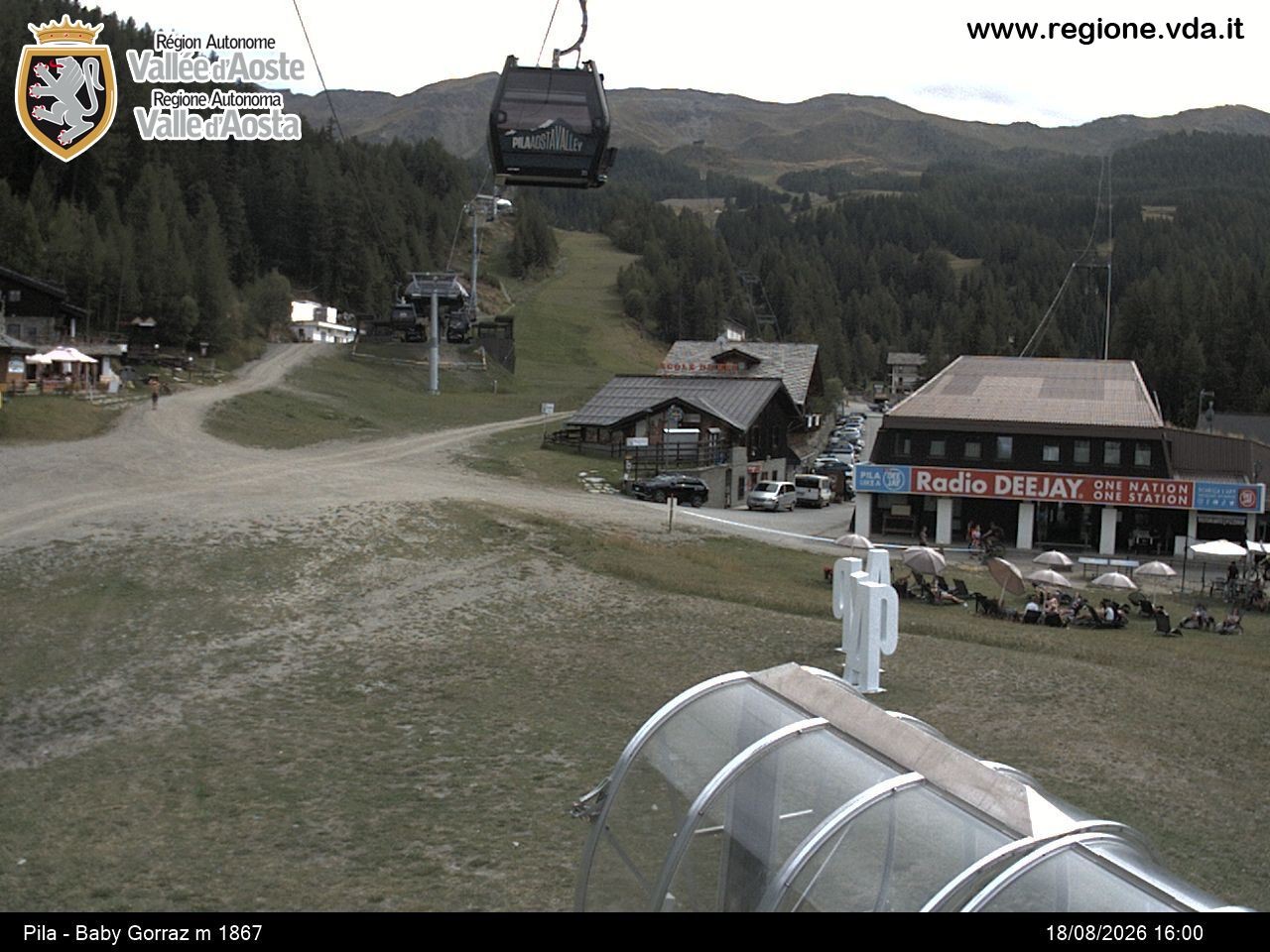 Archiv Foto Webcam Pila, Bergstation Baby Gorraz