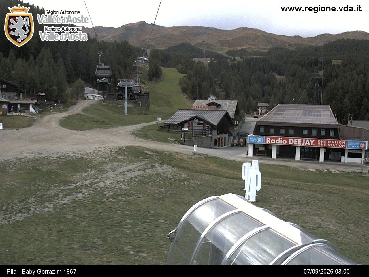 Archiv Foto Webcam Pila, Bergstation Baby Gorraz
