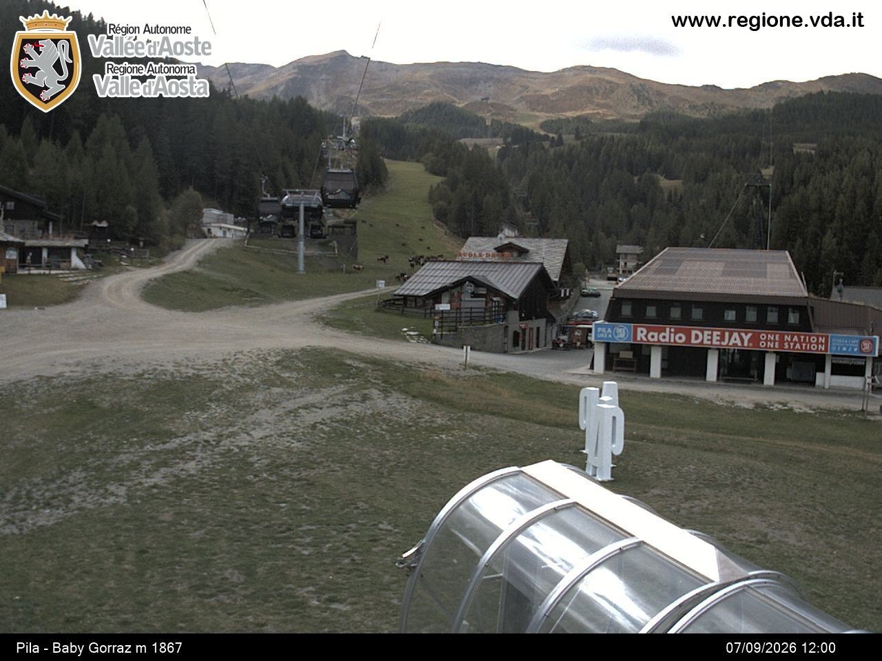 Archiv Foto Webcam Pila, Bergstation Baby Gorraz