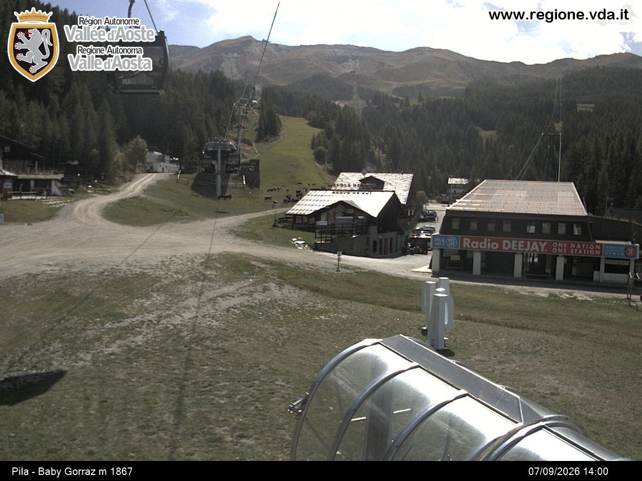 Archiv Foto Webcam Pila, Bergstation Baby Gorraz