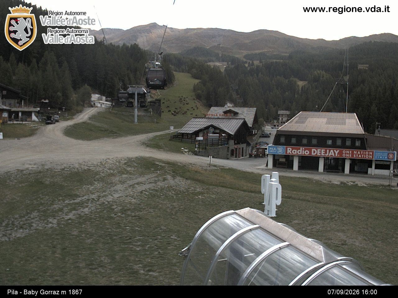 Archiv Foto Webcam Pila, Bergstation Baby Gorraz