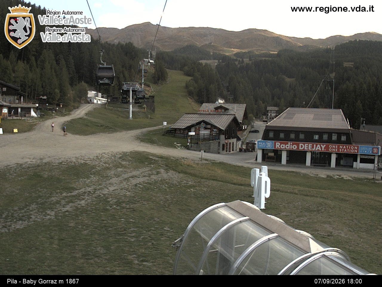 Archiv Foto Webcam Pila, Bergstation Baby Gorraz
