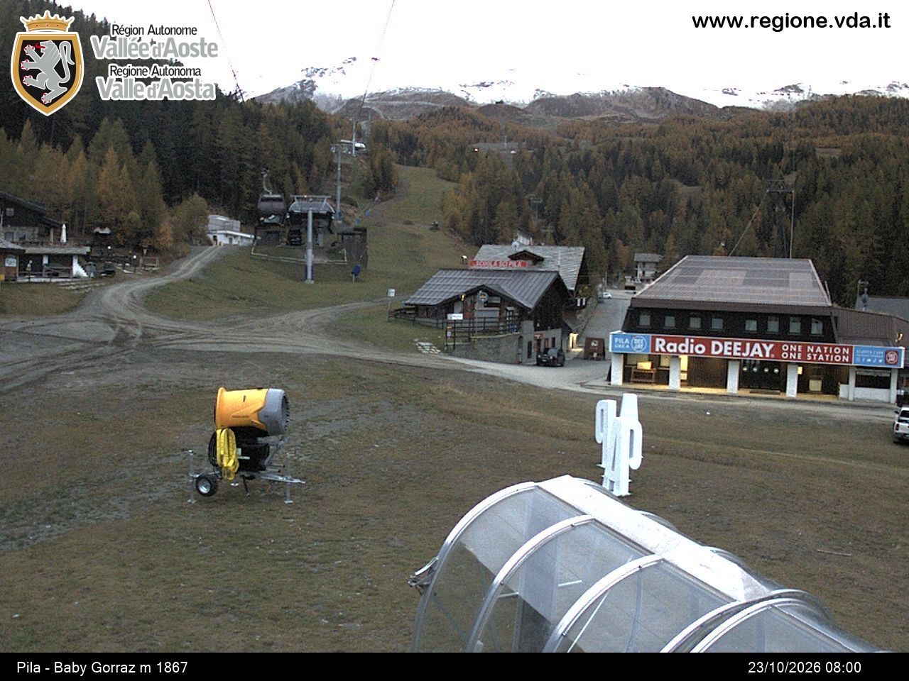 Archived image Webcam mountain station Baby Gorraz, Pila
