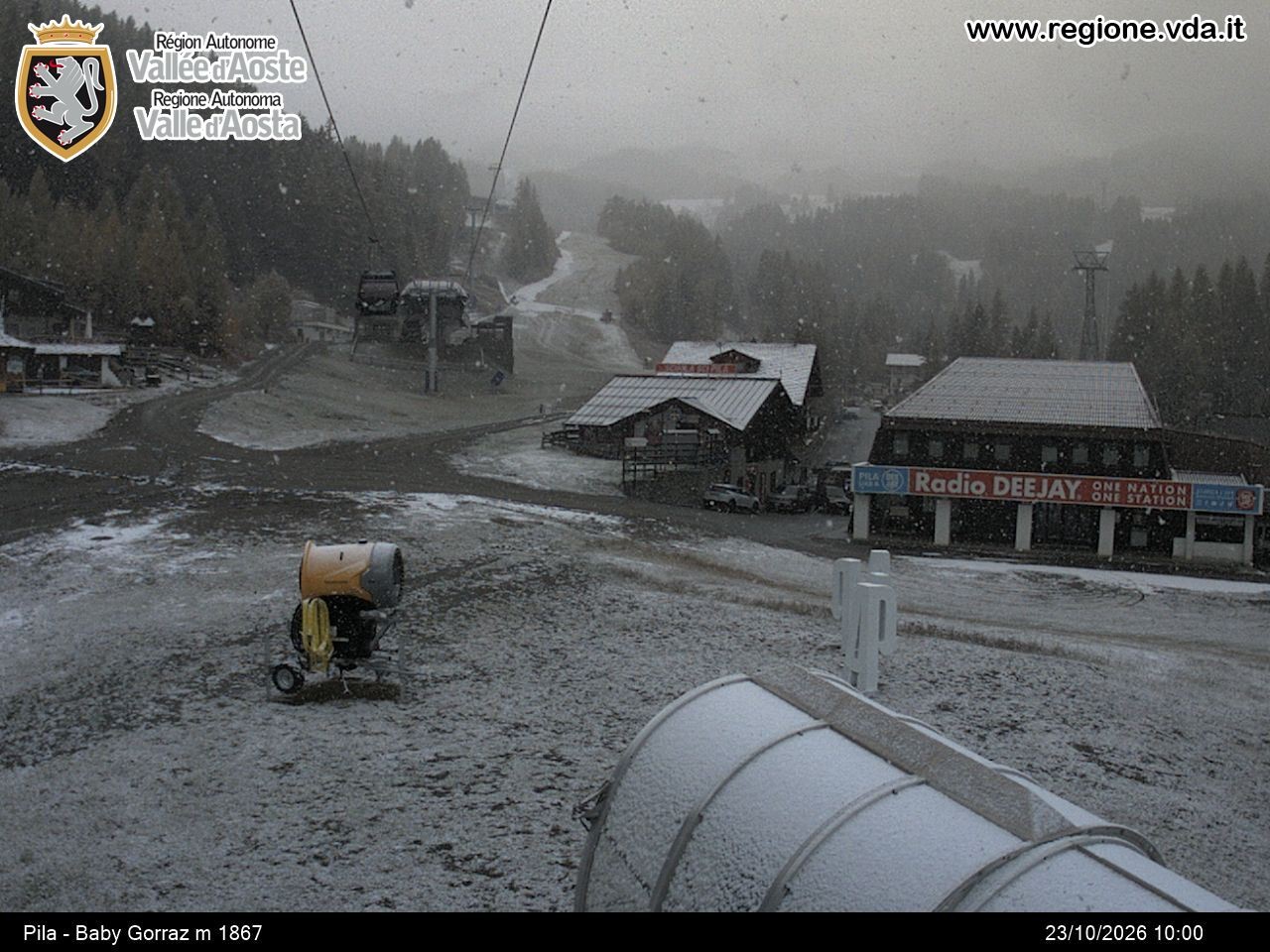 Archived image Webcam mountain station Baby Gorraz, Pila