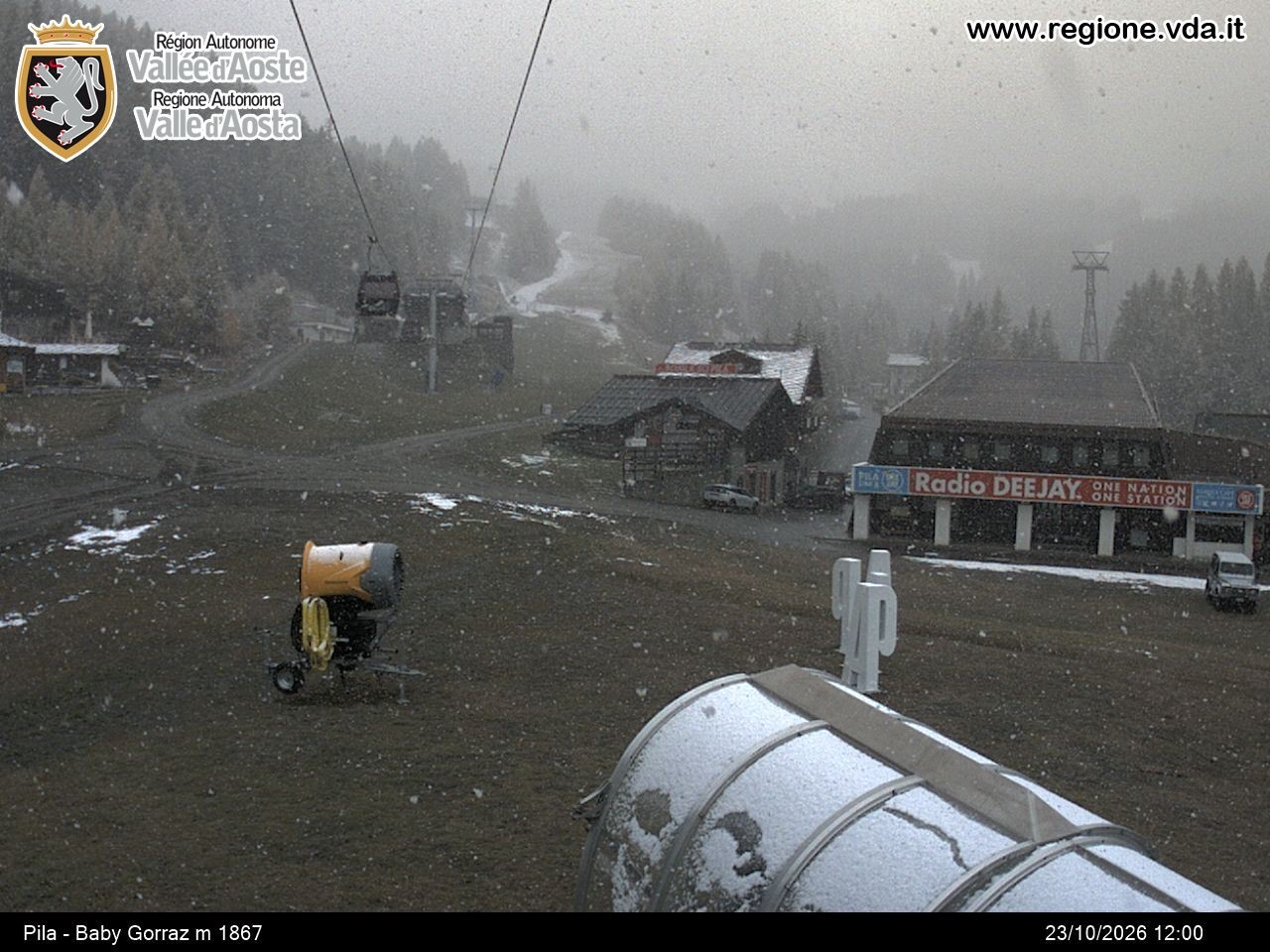 Archived image Webcam mountain station Baby Gorraz, Pila