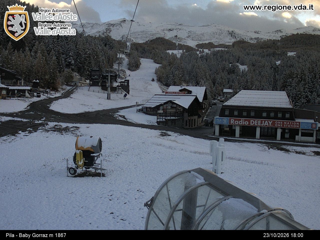 Archived image Webcam mountain station Baby Gorraz, Pila