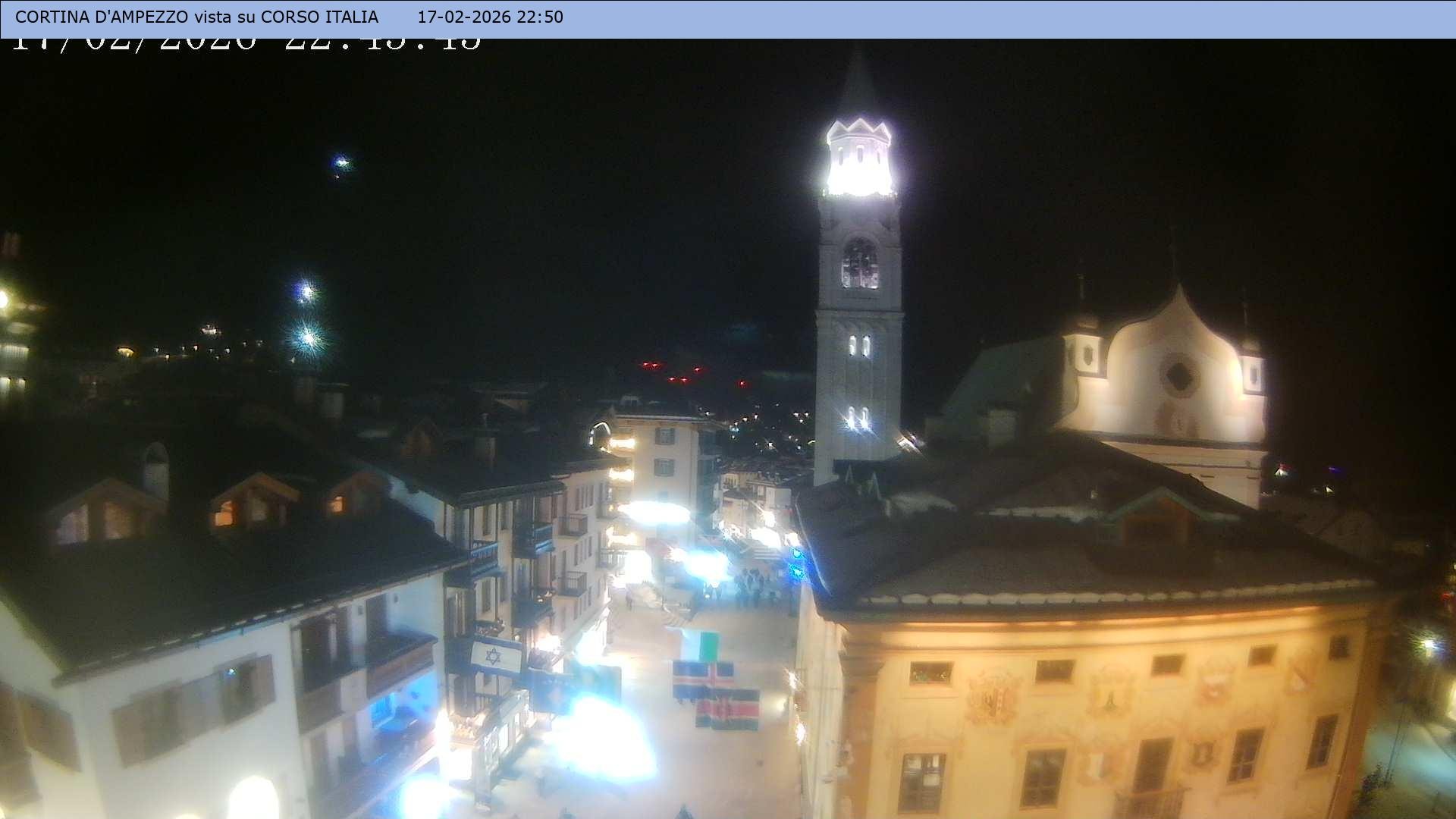 Archiv Foto Webcam Corso Italia - Cortina d'Ampezzo