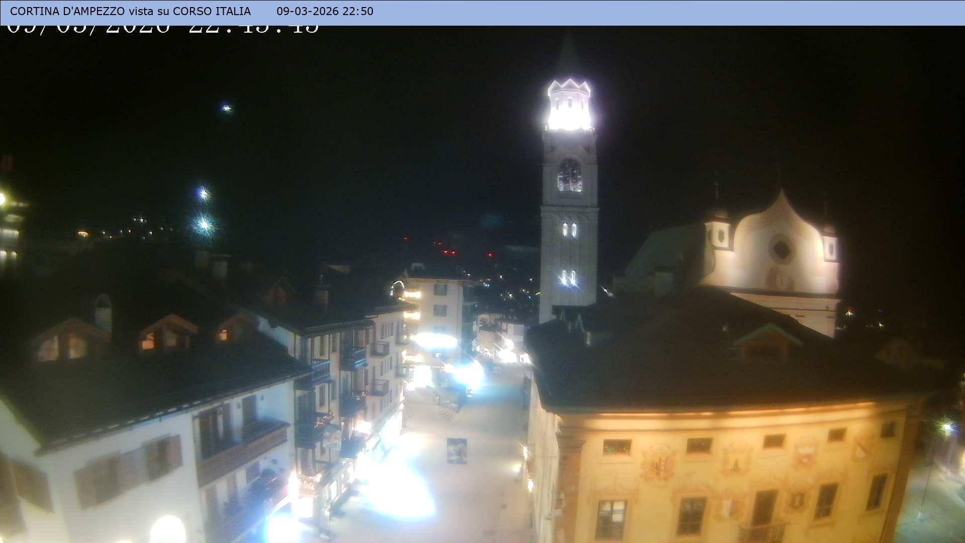 Archiv Foto Webcam Corso Italia - Cortina d'Ampezzo
