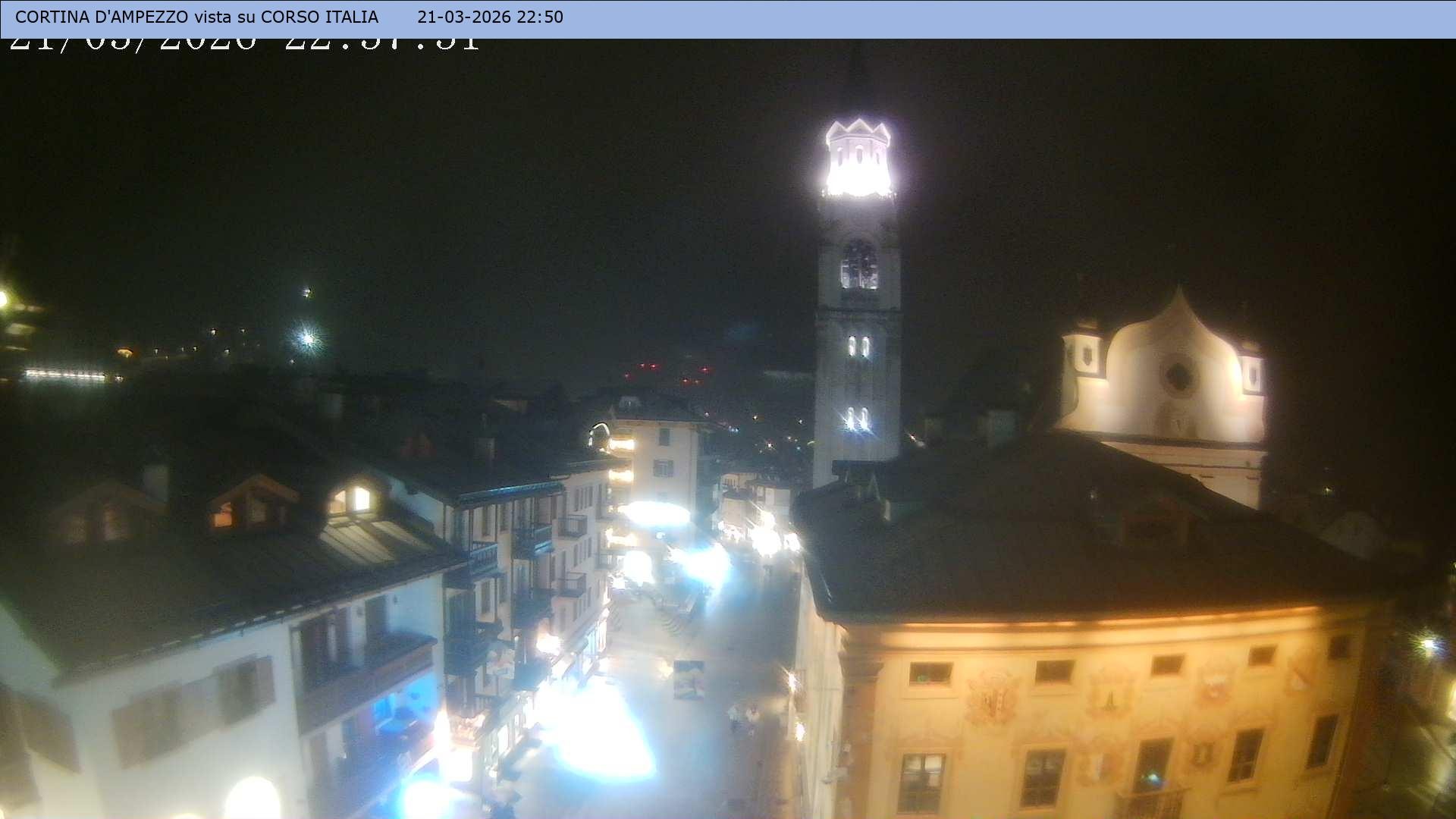 Archiv Foto Webcam Corso Italia - Cortina d'Ampezzo
