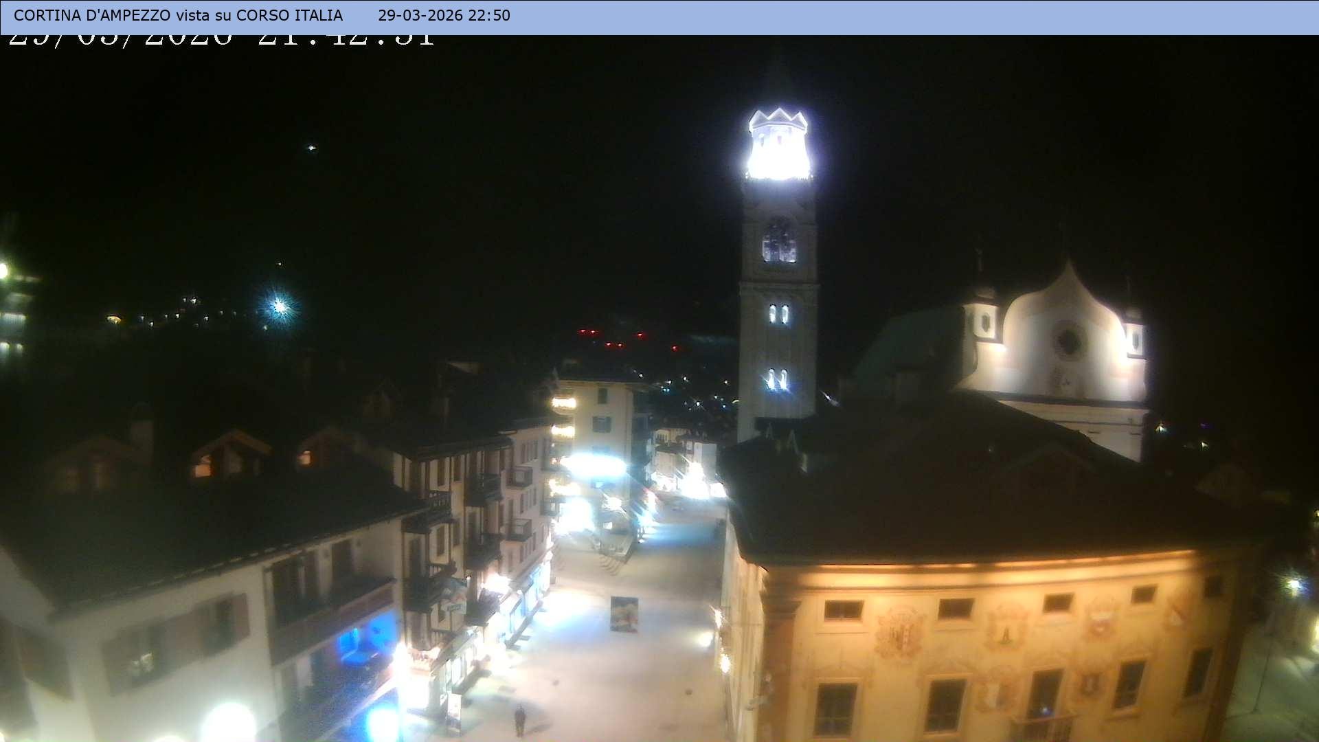 Archiv Foto Webcam Corso Italia - Cortina d'Ampezzo