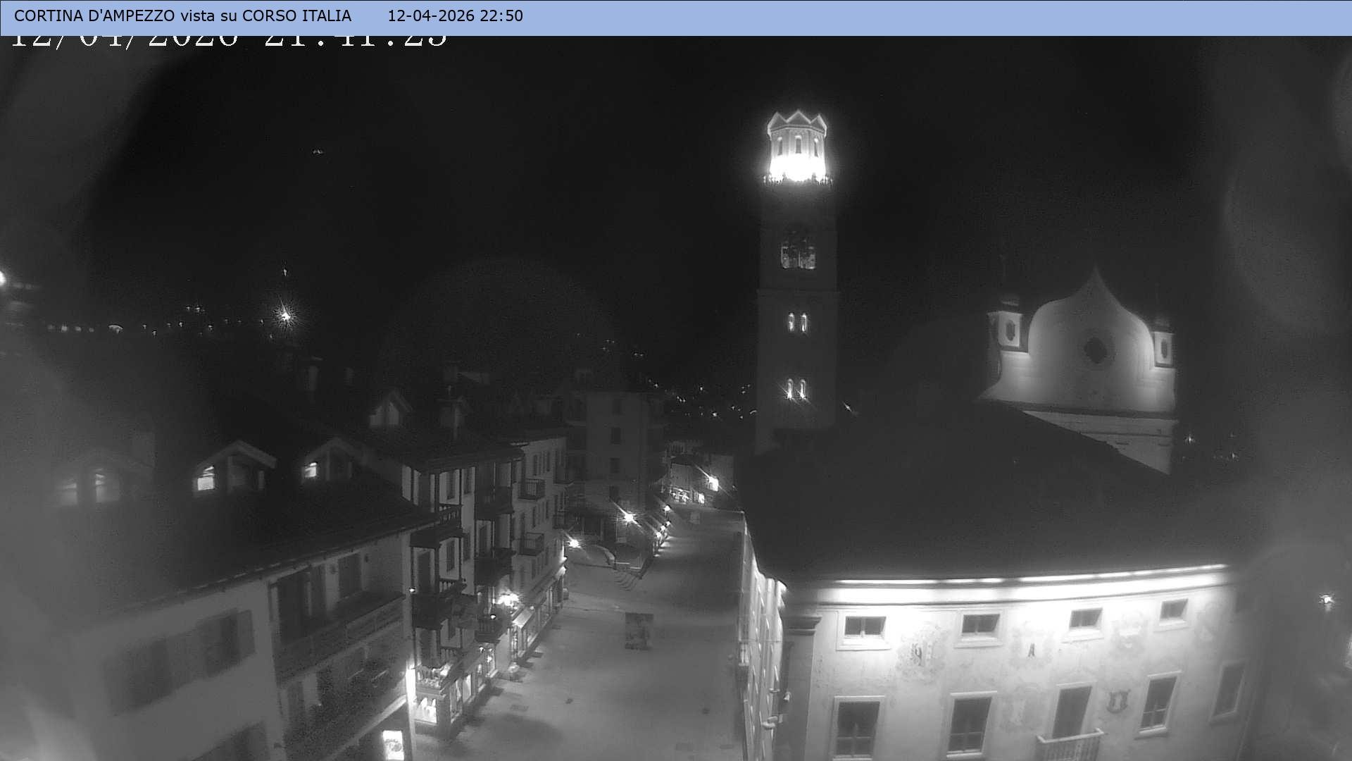 Archiv Foto Webcam Corso Italia - Cortina d'Ampezzo