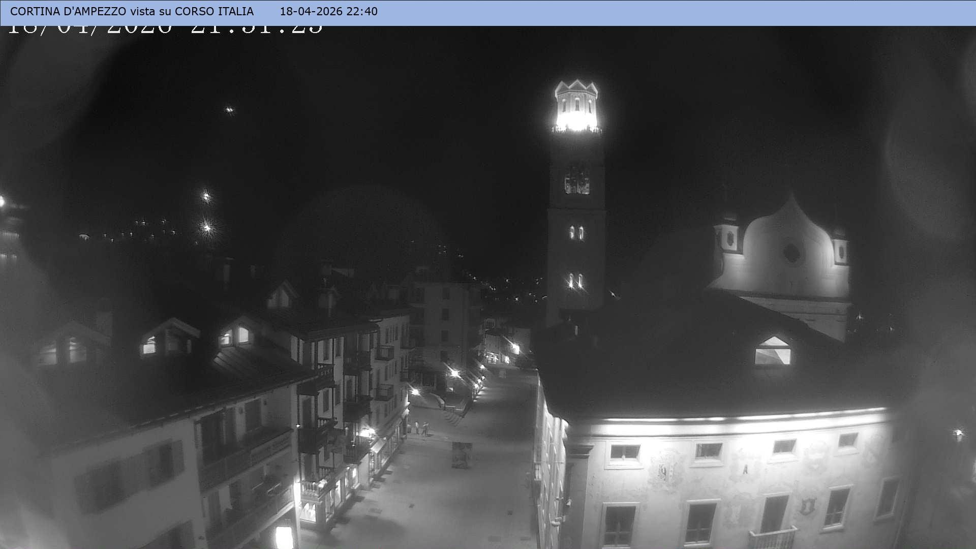 Archiv Foto Webcam Corso Italia - Cortina d'Ampezzo
