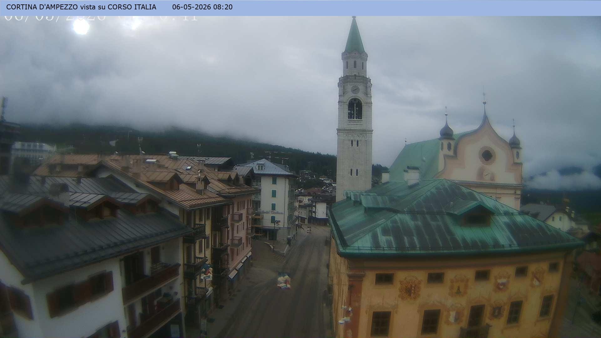 Archiv Foto Webcam Corso Italia - Cortina d'Ampezzo