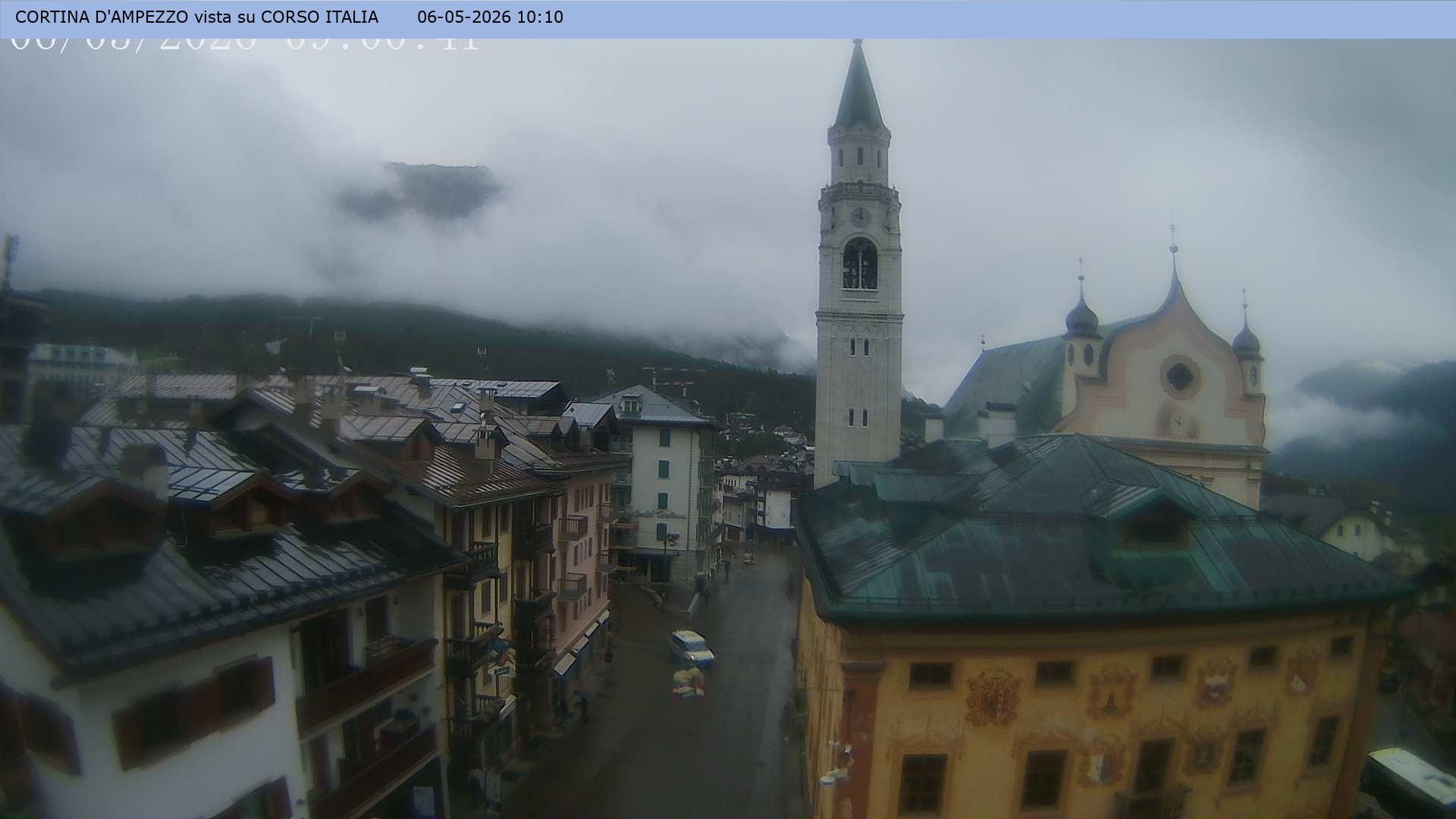 Archiv Foto Webcam Corso Italia - Cortina d'Ampezzo
