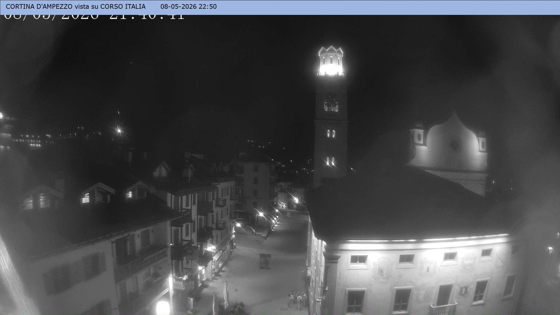 Archiv Foto Webcam Corso Italia - Cortina d'Ampezzo