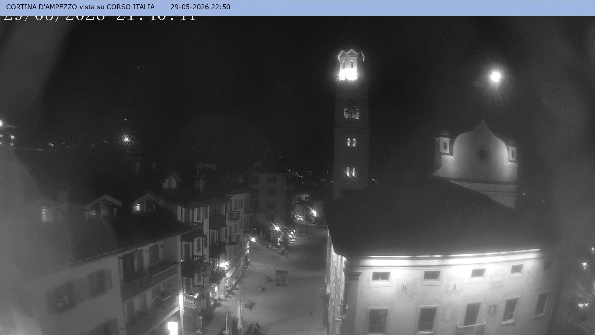 Archiv Foto Webcam Corso Italia - Cortina d'Ampezzo