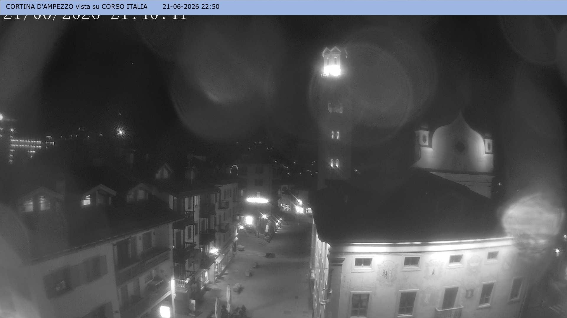 Archiv Foto Webcam Corso Italia - Cortina d'Ampezzo