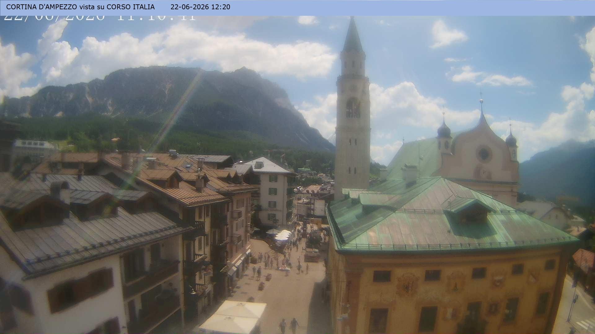 Archived image Webcam Corso Italia - Pedestrian zone