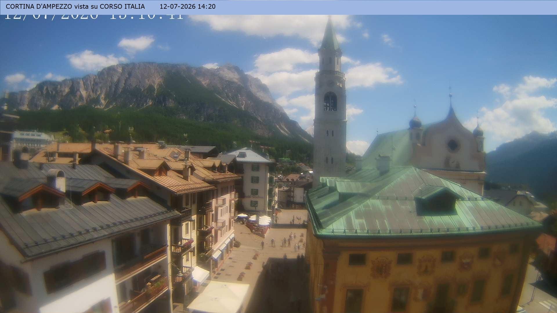 Archived image Webcam Corso Italia - Pedestrian zone