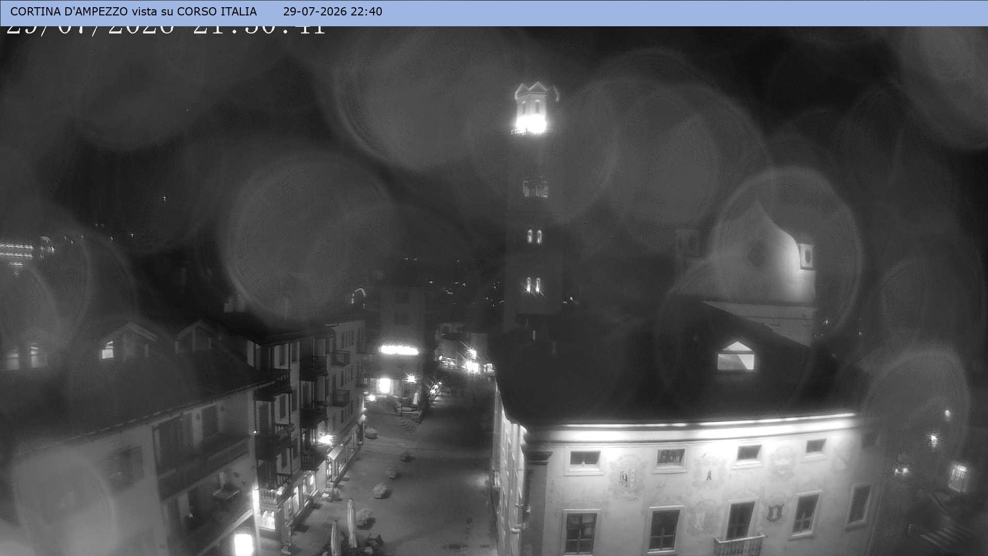Archiv Foto Webcam Corso Italia - Cortina d'Ampezzo