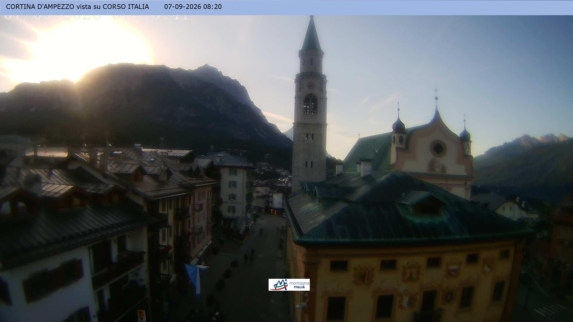 Archiv Foto Webcam Corso Italia - Cortina d'Ampezzo