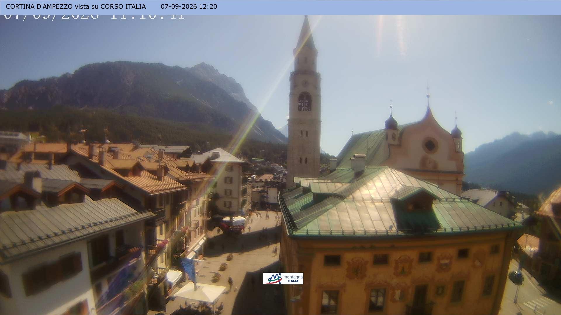 Archiv Foto Webcam Corso Italia - Cortina d'Ampezzo