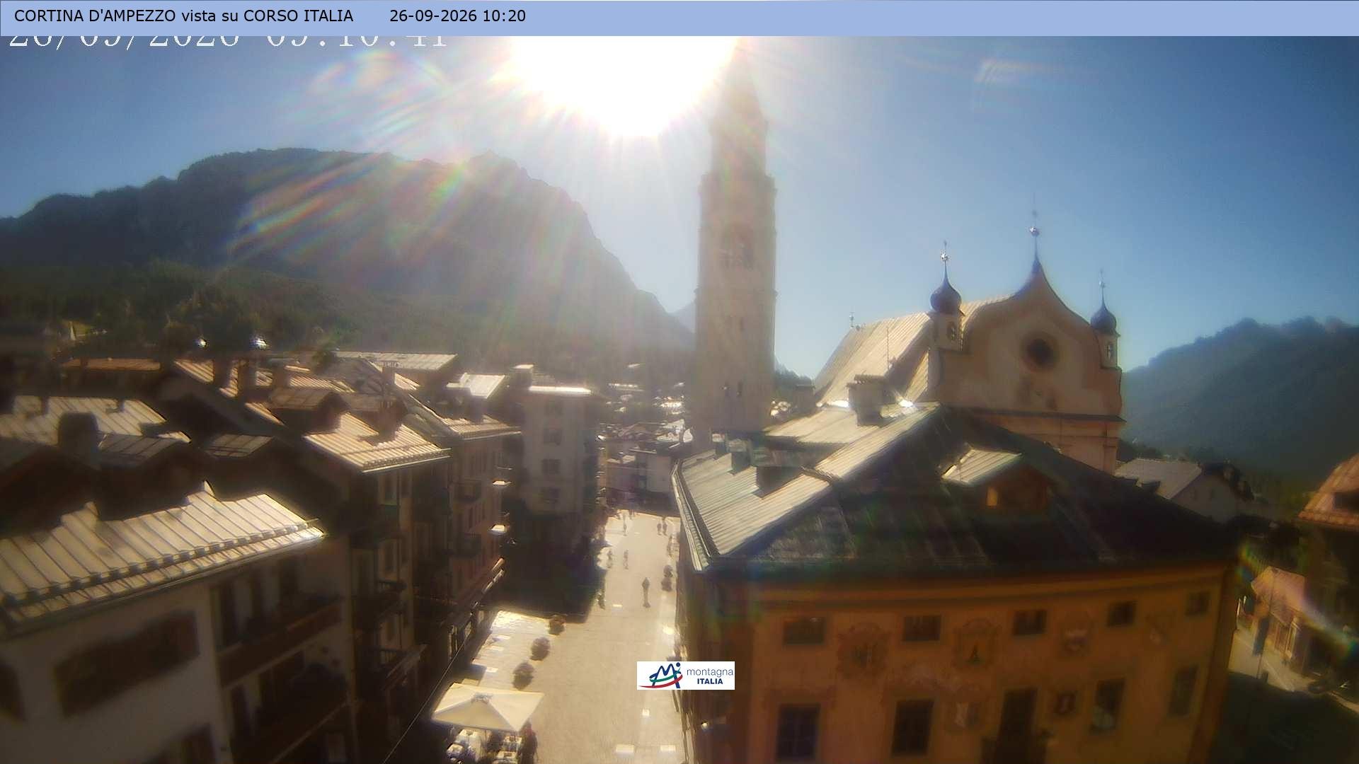 Archiv Foto Webcam Corso Italia - Cortina d'Ampezzo