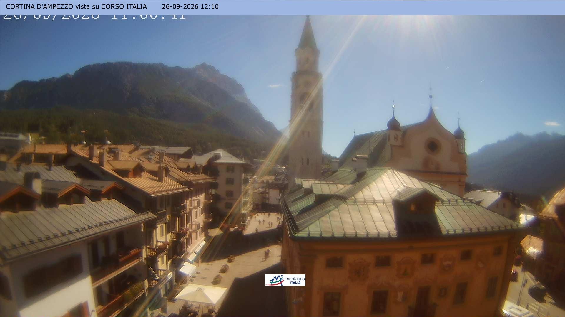 Archiv Foto Webcam Corso Italia - Cortina d'Ampezzo