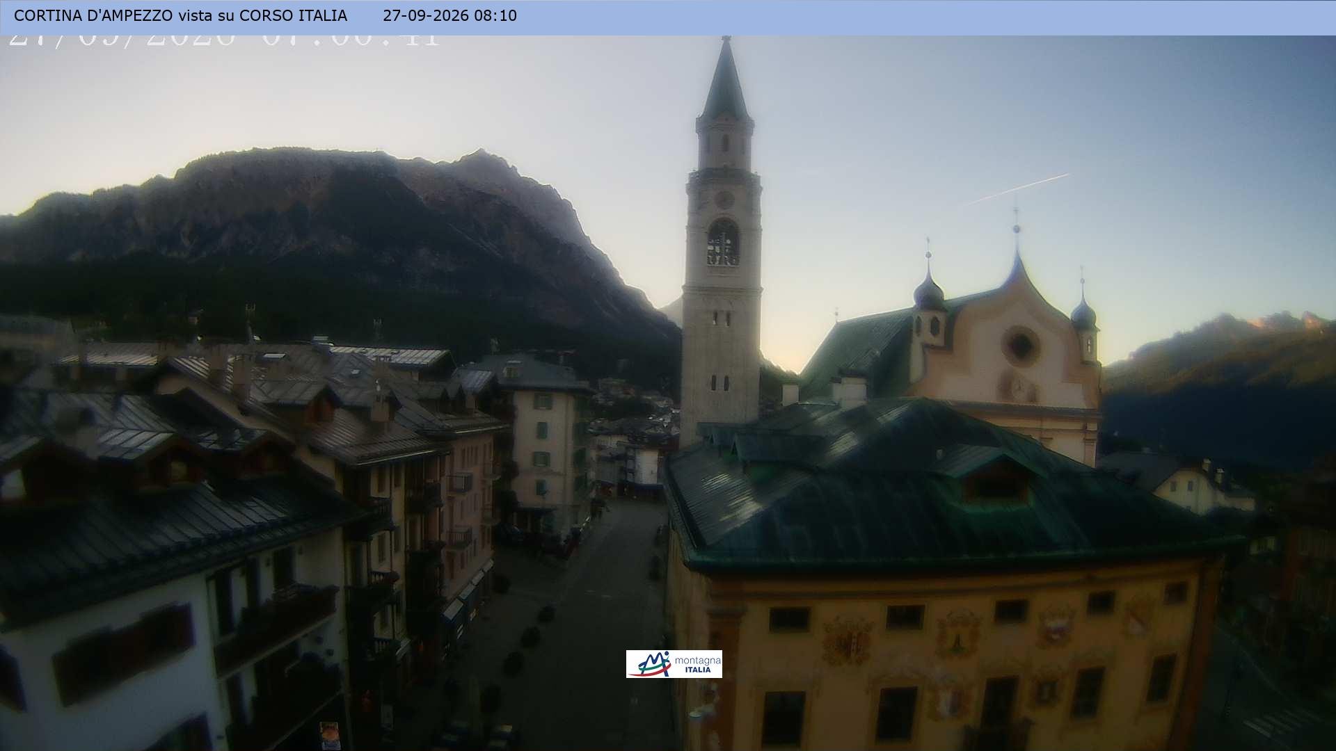 Archiv Foto Webcam Corso Italia - Cortina d'Ampezzo