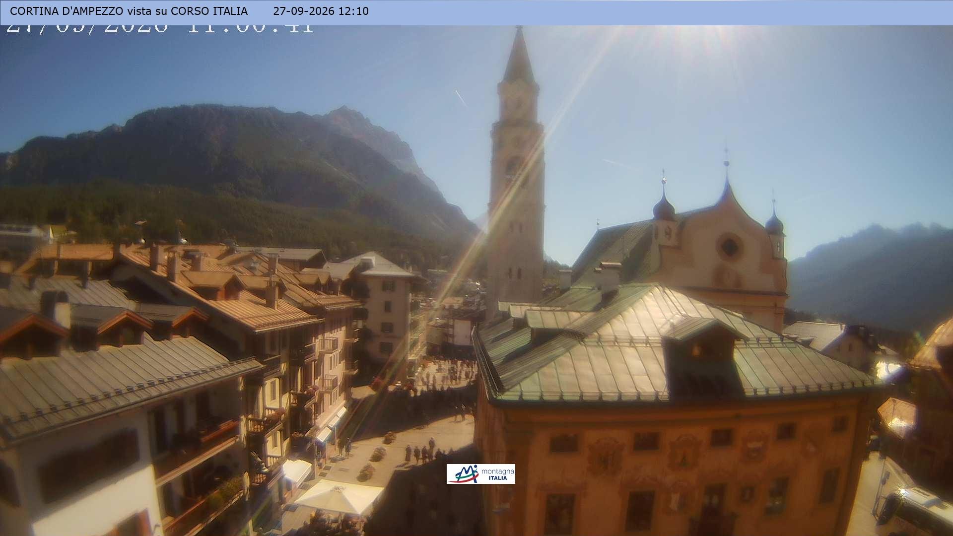 Archiv Foto Webcam Corso Italia - Cortina d'Ampezzo
