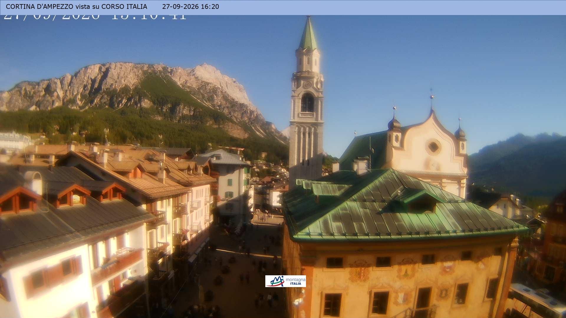 Archiv Foto Webcam Corso Italia - Cortina d'Ampezzo