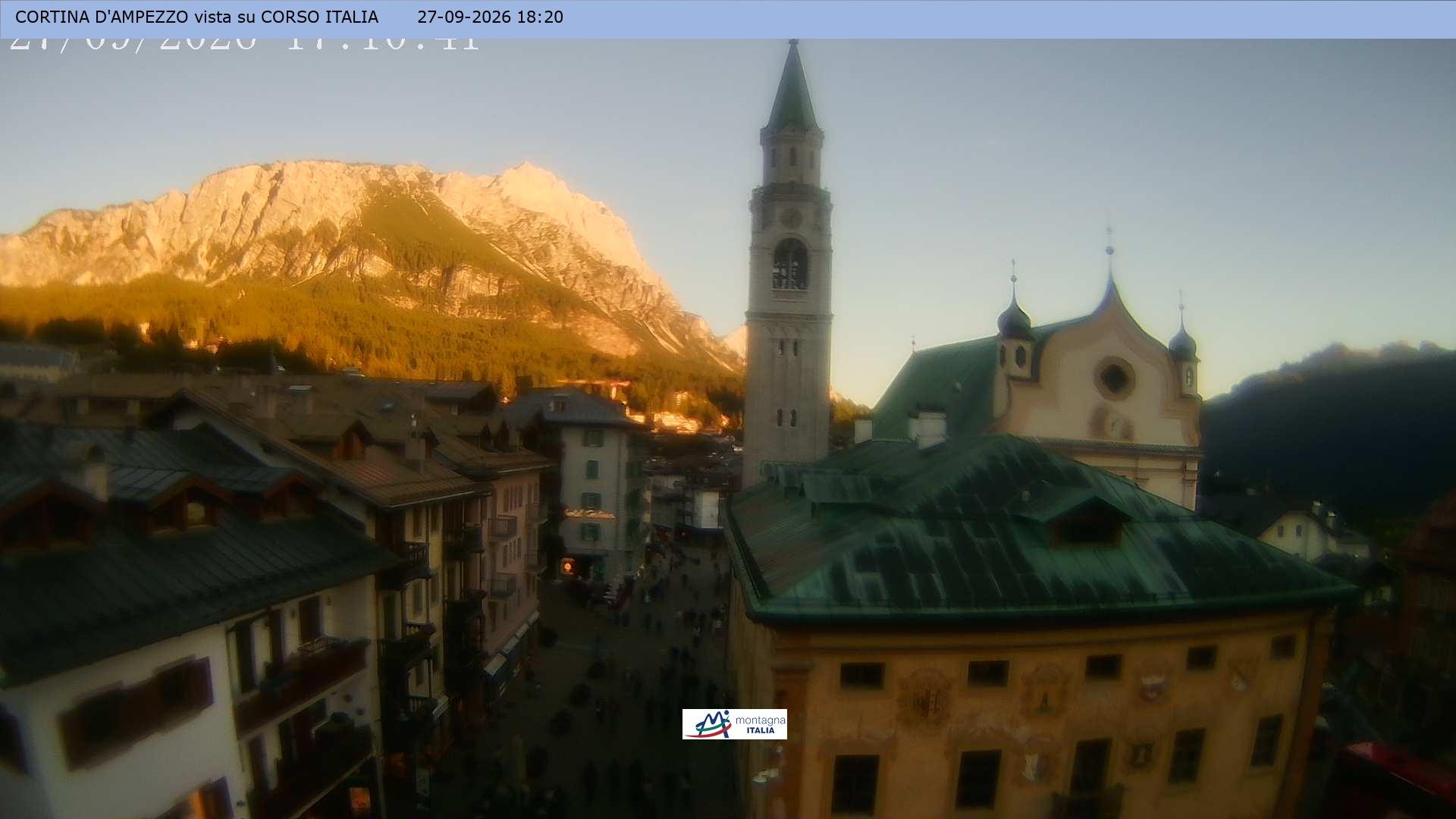Archiv Foto Webcam Corso Italia - Cortina d'Ampezzo